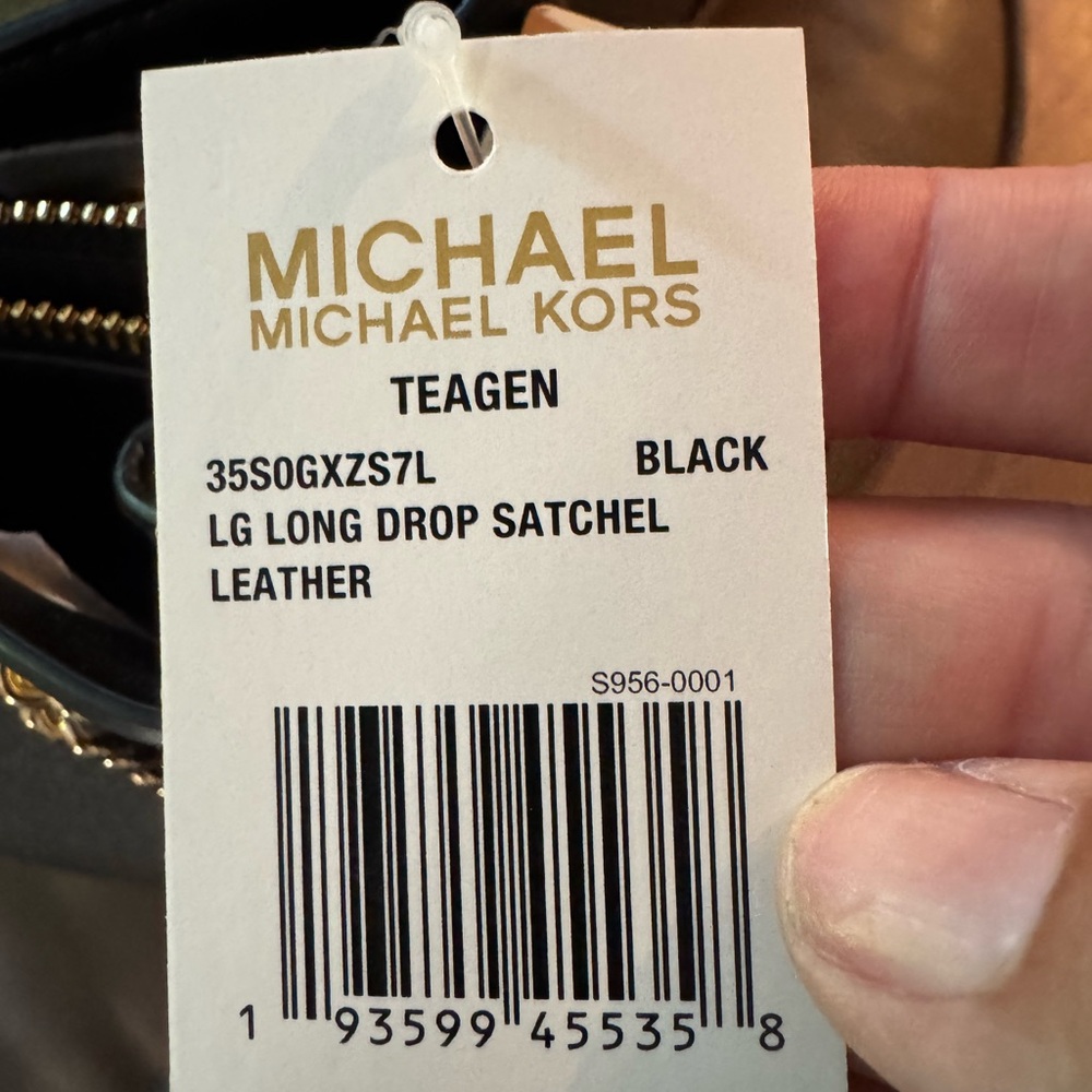 Michael Kors Black Leather Satchel - Picture 3 of 3